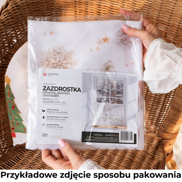 JELONKI, KRATA PATCHWORK Zazdrostka Microfibra, szerokość 100 x wysokość 60cm, kolor biały