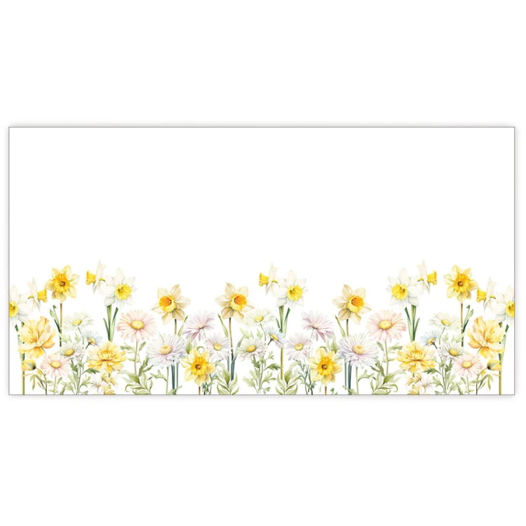 WIOSENNA POLANA Zazdrostka woalowa, WOAL, szerokość 100 x wysokość 40cm, kolor  żółty