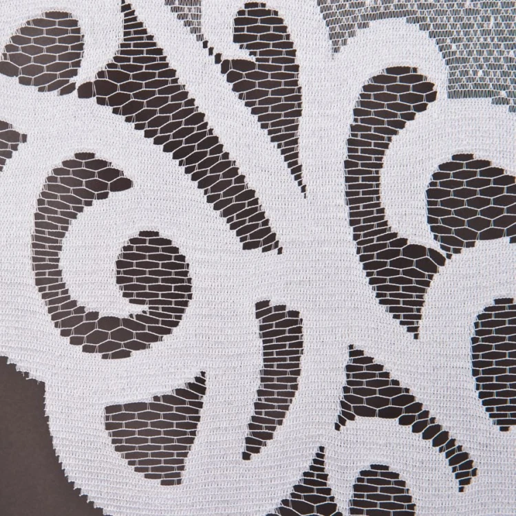 ARUN Panel żakardowy gotowy, szerokość 90 x wysokość 250cm, kolor biały