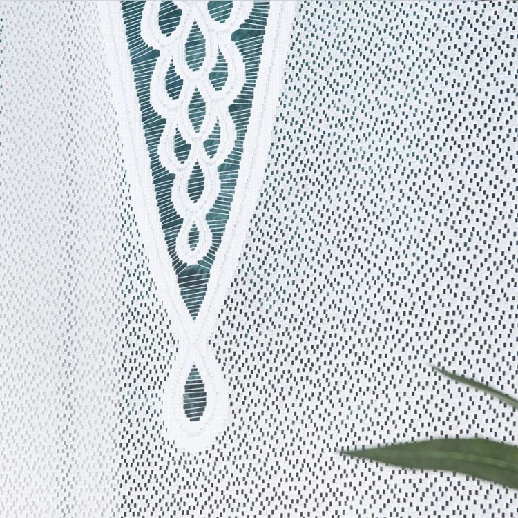 ERYKA Panel żakardowy gotowy, szerokość 160 x wysokość 140cm, kolor biały