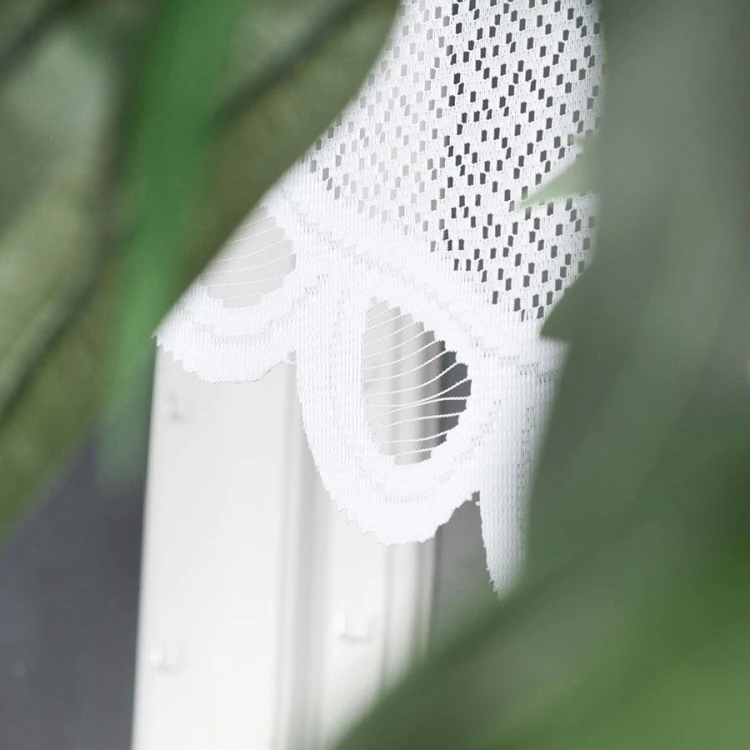 ERYKA Panel żakardowy gotowy, szerokość 160 x wysokość 140cm, kolor biały