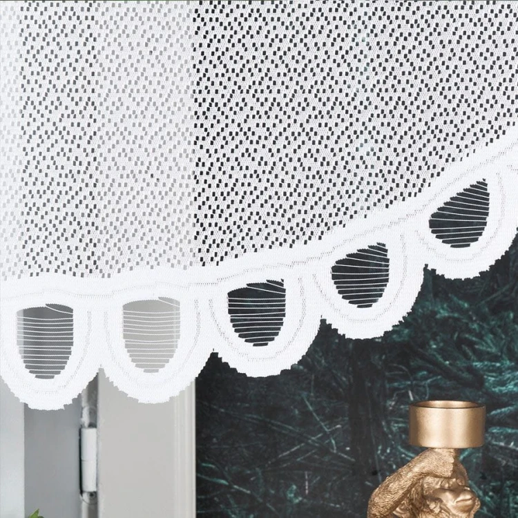 ERYKA Panel żakardowy gotowy, szerokość 160 x wysokość 140cm, kolor biały