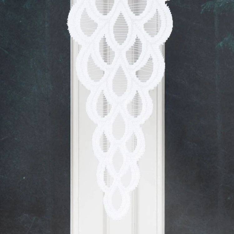 ERYKA Panel żakardowy gotowy, szerokość 160 x wysokość 140cm, kolor biały