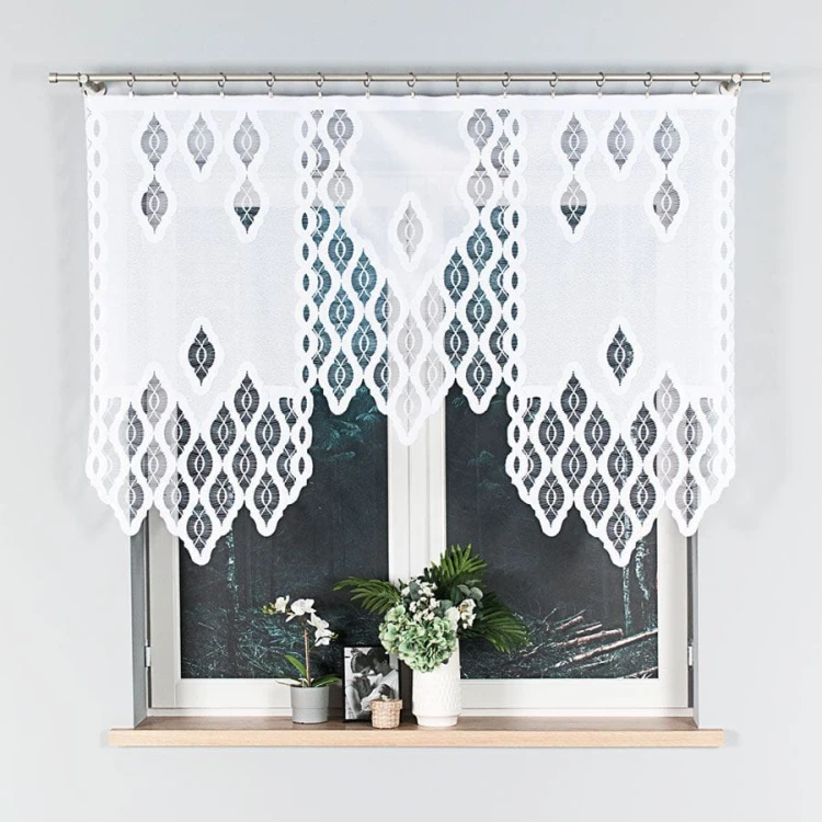 OTTO Panel żakardowy gotowy, szerokość 160 x wysokość 120cm, kolor biały