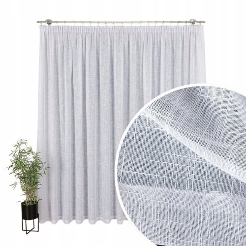 Firana klasyczna etamina na taśmie 500 cm x 250