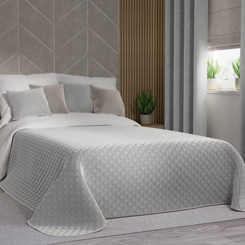 VELVI Narzuta dekoracyjna, rozmiar 170x210cm, kolor pastelowy szary