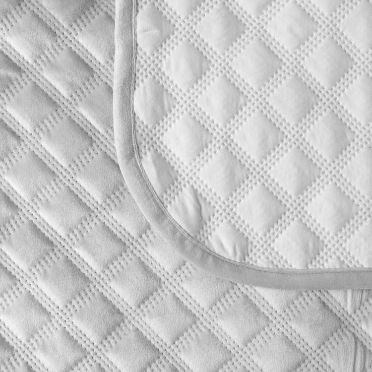 VELVI Narzuta dekoracyjna, rozmiar 170x210cm, kolor pastelowy szary