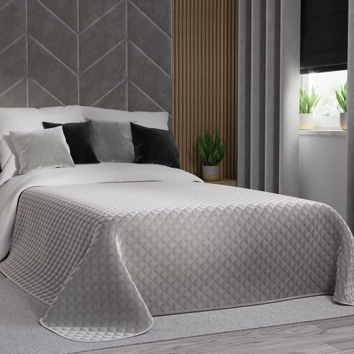 VELVI Narzuta dekoracyjna, rozmiar 170x210cm, kolor szary