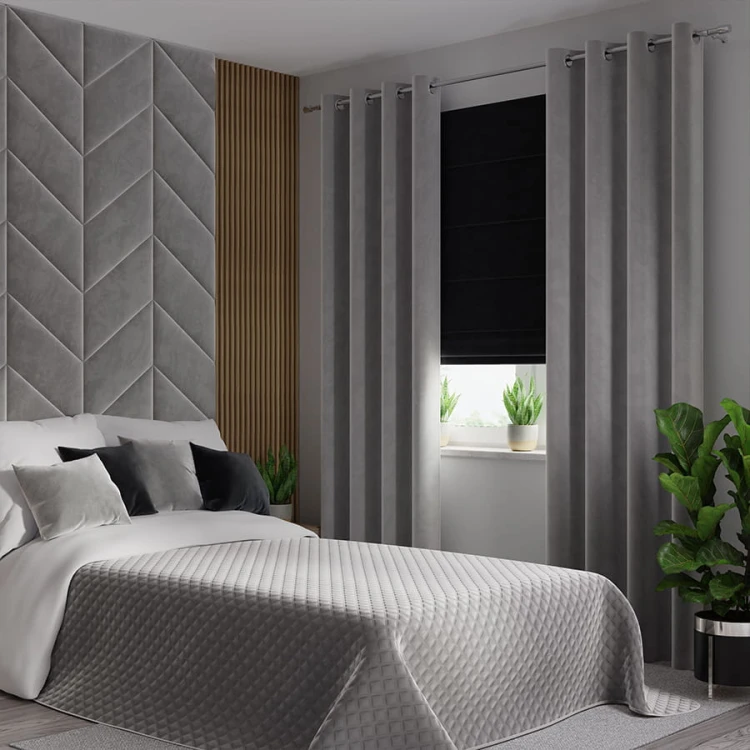 VELVI Narzuta dekoracyjna, rozmiar 170x210cm, kolor szary