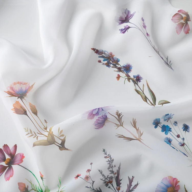 KWIATY POLNE Firanka z ołowianką WOAL, wysokość 157cm