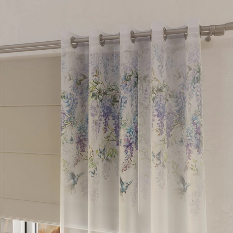 ESTI Firanka z ołowianką WOAL wzór od góry, wysokość 315cm