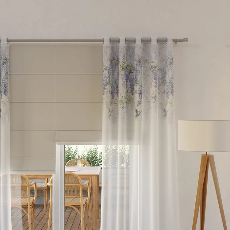 ESTI Firanka z ołowianką WOAL wzór od góry, wysokość 315cm