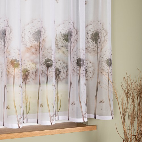 DMUCHAWCE Firanka żakardowa 023426, wysokość 150cm, kolor biały