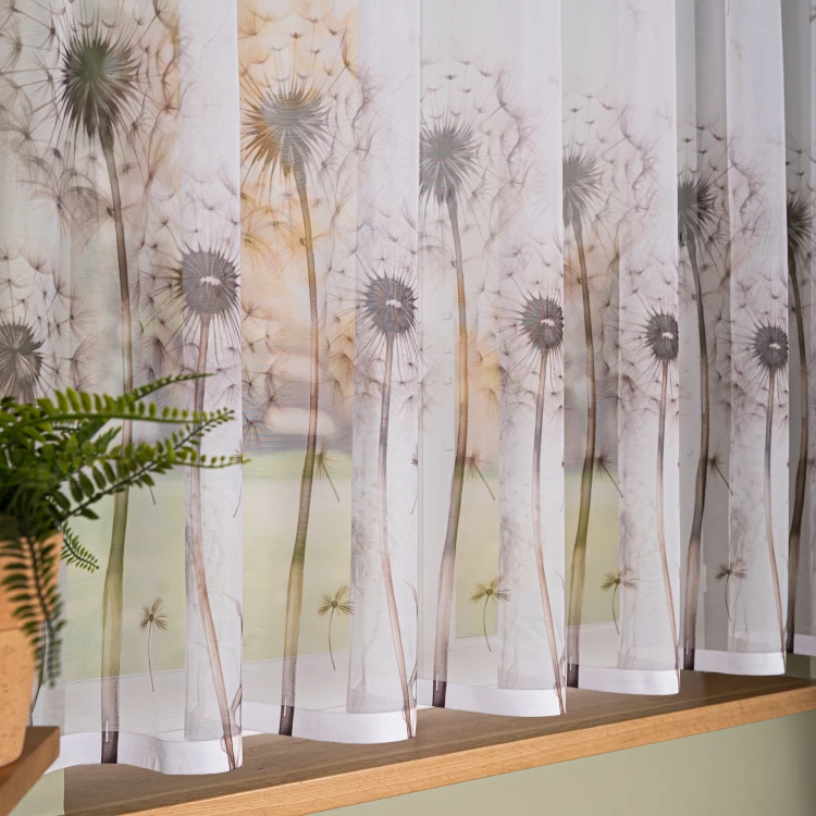 DMUCHAWCE Firanka żakardowa 023426, wysokość 160cm, kolor biały