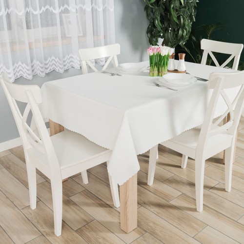 ALISA Obrus wodoodporny, 140x180cm, kolor kremowy