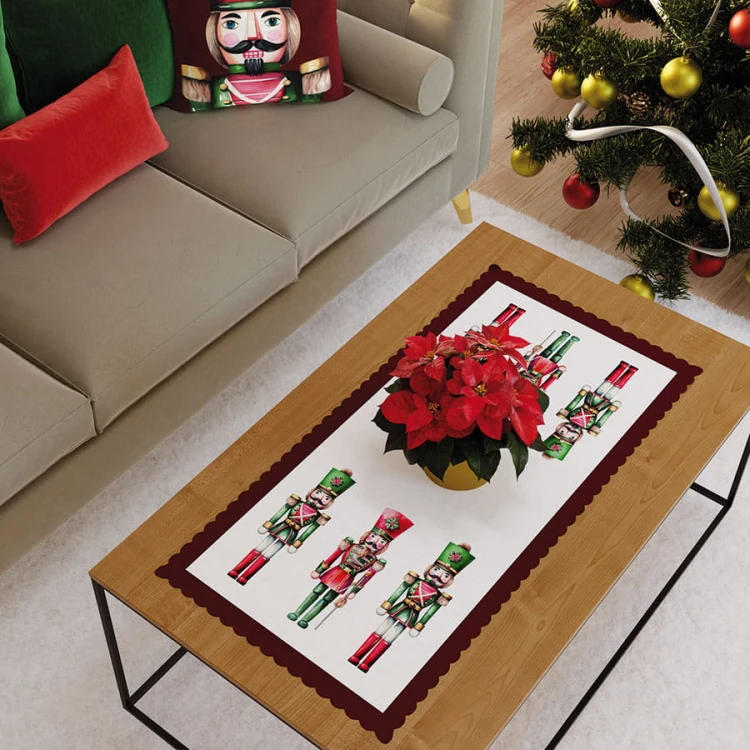 DZIADKI DO ORZECHÓW Bieżnik NINA WODOODPORNA, 50x100cm, kolor wielokolorowy