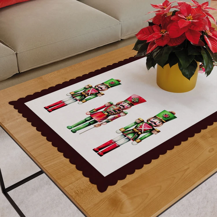 DZIADKI DO ORZECHÓW Bieżnik NINA WODOODPORNA, 50x100cm, kolor wielokolorowy