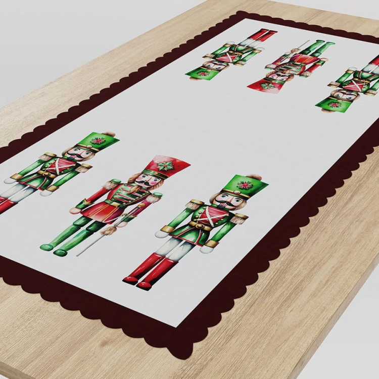 DZIADKI DO ORZECHÓW Bieżnik NINA WODOODPORNA, 50x100cm, kolor wielokolorowy