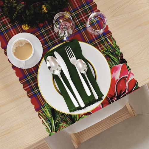 PREZENTY Bieżnik NINA WODOODPORNA, 38x140cm, kolor czerwony