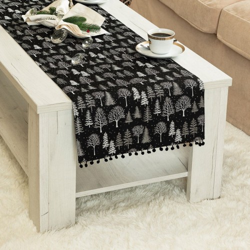 ZIMOWA MAGIA Bieżnik, szerokość 40cm x wysokość 140cm, kolor czarny