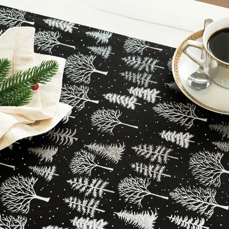 ZIMOWA MAGIA Bieżnik, szerokość 40cm x wysokość 140cm, kolor czarny