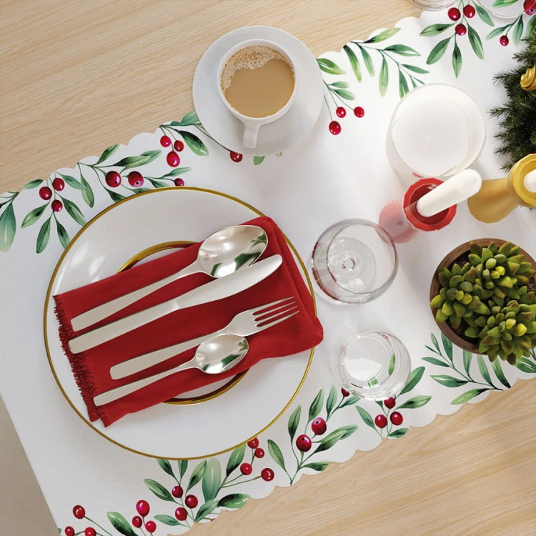 ZIMOWE MIASTECZKO Bieżnik NINA WODOODPORNA, 38x160cm, kolor wielokolorowy