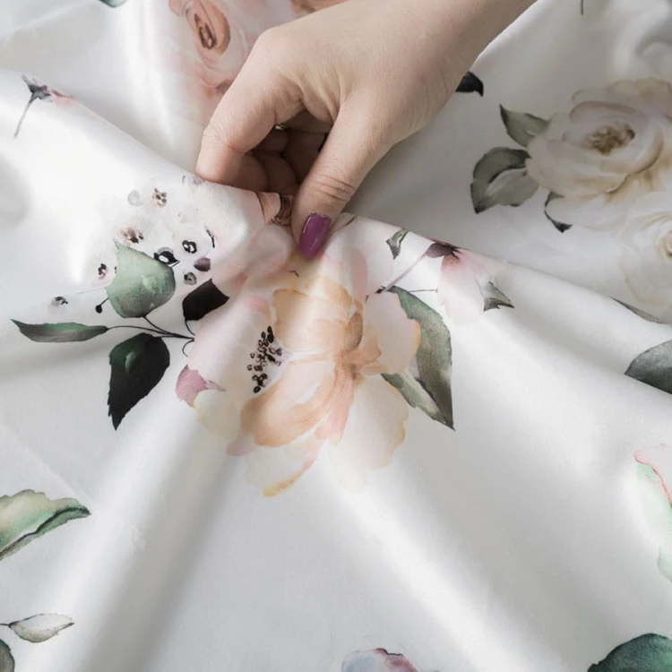 LANOSA Bieżnik wodoodporny VELVET, 40x160cm, kolor różowy