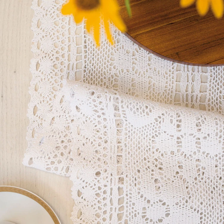 INESS Bieżnik ażurowy, szerokość 40 x wysokość 160cm, kolor biały