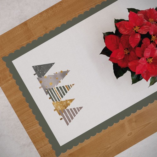 PASTELOWE CHOINKI Bieżnik NINA WODOODPORNA, 50x100cm, kolor wielokolorowy