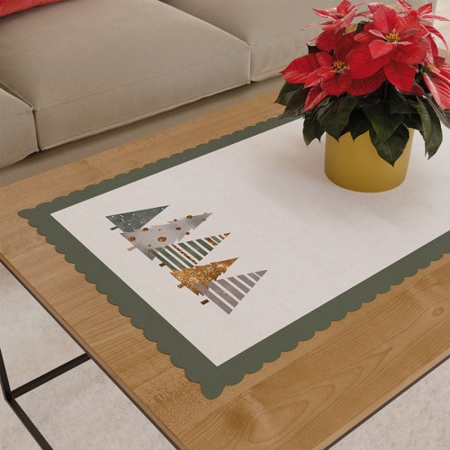 PASTELOWE CHOINKI Bieżnik NINA WODOODPORNA, 50x100cm, kolor wielokolorowy