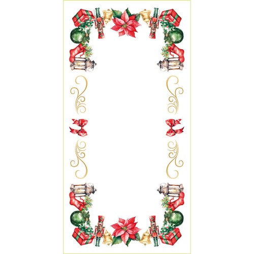 DZIADKI DO ORZECHÓW MIX Bieżnik NINA WODOODPORNA, 60x120cm, kolor wielokolorowy