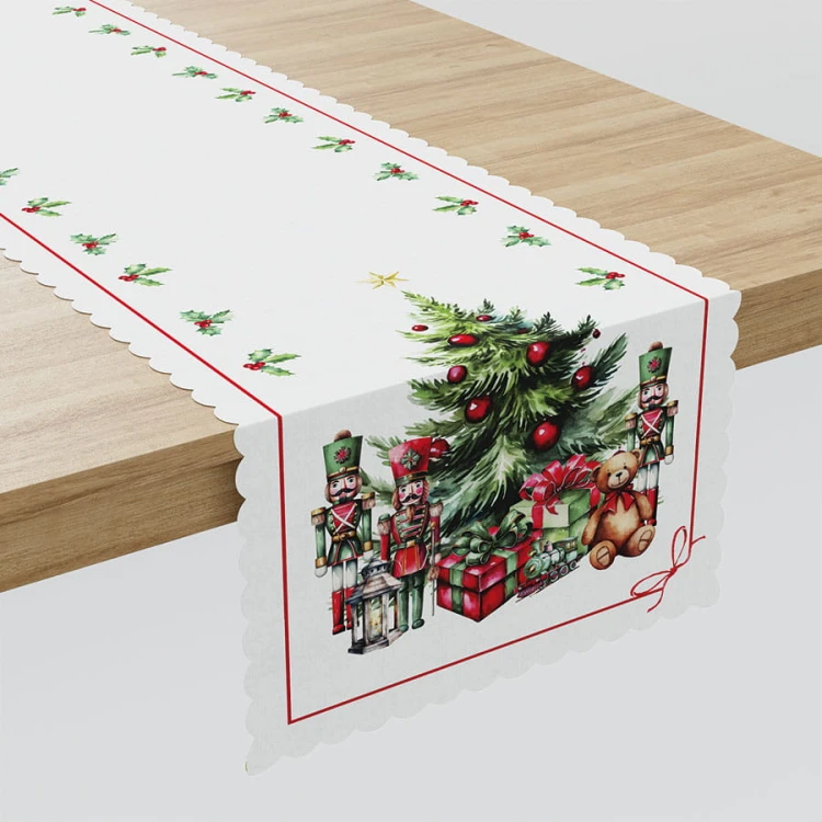 ŚWIĄTECZNE PREZENTY Bieżnik NINA WODOODPORNA, 38x180cm, kolor wielokolorowy