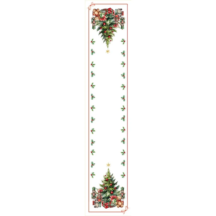 ŚWIĄTECZNE PREZENTY Bieżnik NINA WODOODPORNA, 38x180cm, kolor wielokolorowy