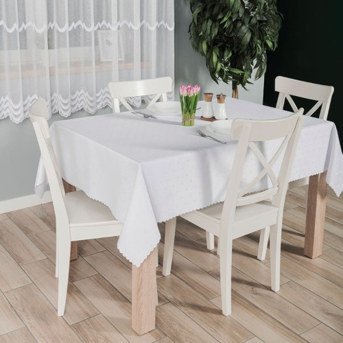 MIJA Bieżnik wodoodporny, 90x160cm, kolor biały