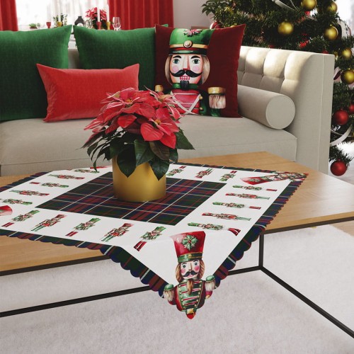 DZIADKI DO ORZECHÓW Serweta NINA WODOODPORNA, 79x79cm, kolor  zielony