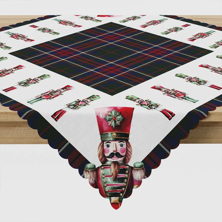 DZIADKI DO ORZECHÓW Serweta NINA WODOODPORNA, 79x79cm, kolor  zielony