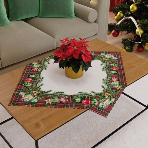 BOMBKI Serweta NINA WODOODPORNA, 79x79cm, kolor czerwony