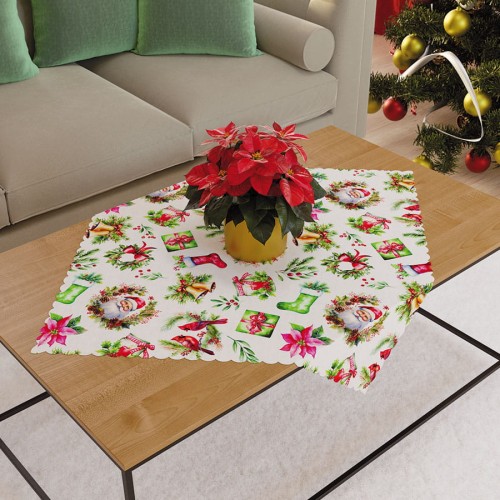 ŚWIĄTECZNY MIX Serweta NINA WODOODPORNA, 79x79cm, kolor wielokolorowy