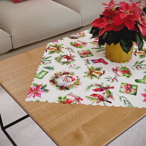 ŚWIĄTECZNY MIX Serweta NINA WODOODPORNA, 79x79cm, kolor wielokolorowy