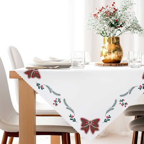 KOKARDA SZKOTI Serweta NINA WODOODPORNA, 80x80cm, kolor biały