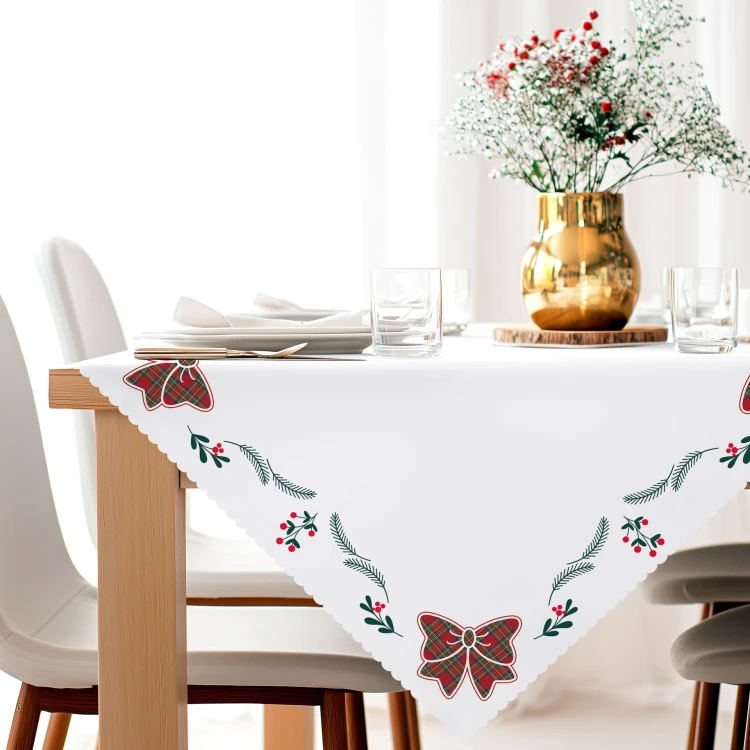 KOKARDA SZKOTI Serweta NINA WODOODPORNA, 80x80cm, kolor biały