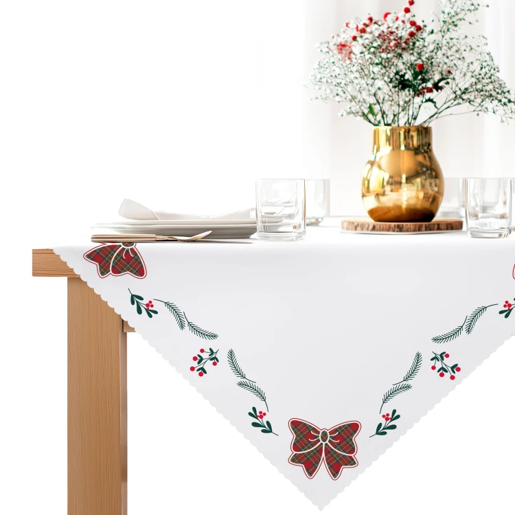 KOKARDA SZKOTI Serweta NINA WODOODPORNA, 80x80cm, kolor biały