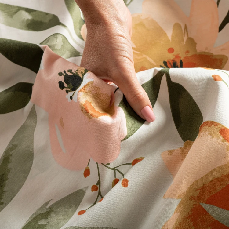 FLORALIS Komplet pościeli z bawełny satynowej 220x200cm