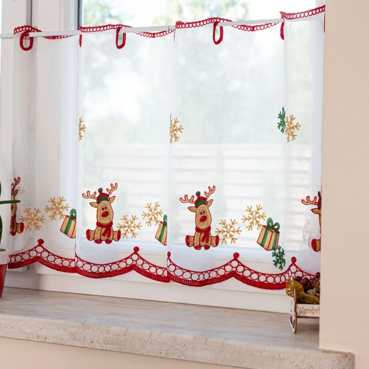 Zazdrostka haftowana, wysokość 50cm, kolor  biały