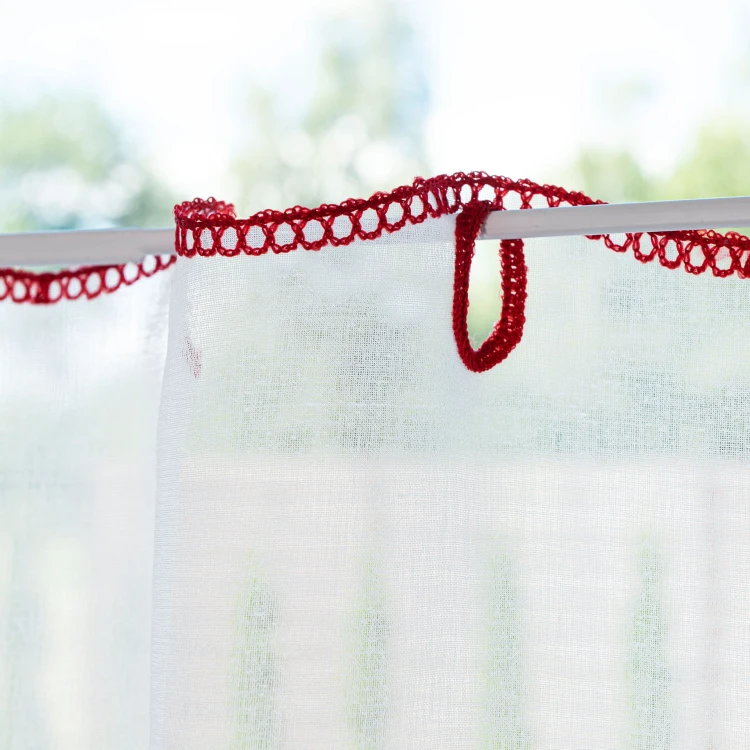 Zazdrostka haftowana, wysokość 50cm, kolor  biały