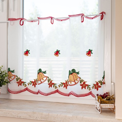 Zazdrostka haftowana, wysokość 70cm, kolor biały