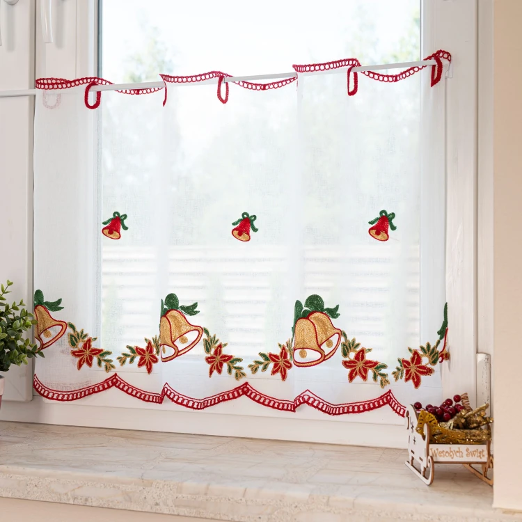 Zazdrostka haftowana, wysokość 70cm, kolor biały