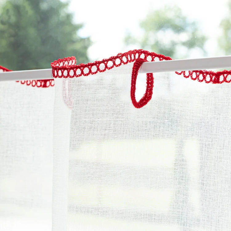 Zazdrostka haftowana, wysokość 70cm, kolor biały