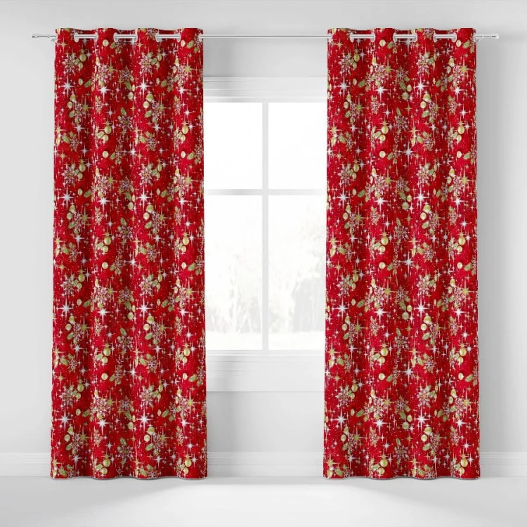 ŚWIĘTA Tkanina dekoracyjna świąteczna; szerokość 140cm