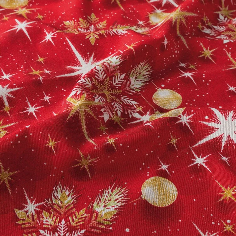 ŚWIĘTA Tkanina dekoracyjna świąteczna; szerokość 140cm